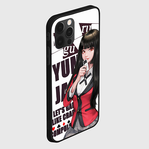 Чехол iPhone 12 Pro Max Kakegurui / 3D-Черный – фото 2