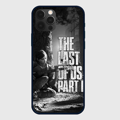 Чехол iPhone 12 Pro Max THE LAST OF US 2 / 3D-Черный – фото 1