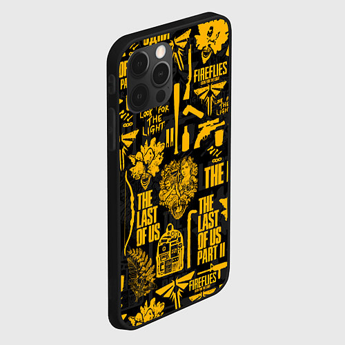 Чехол iPhone 12 Pro Max THE LAST OF US 2 / 3D-Черный – фото 2