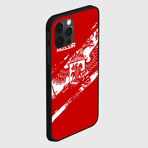 Чехол iPhone 12 Pro Max Russia / 3D-Черный – фото 2