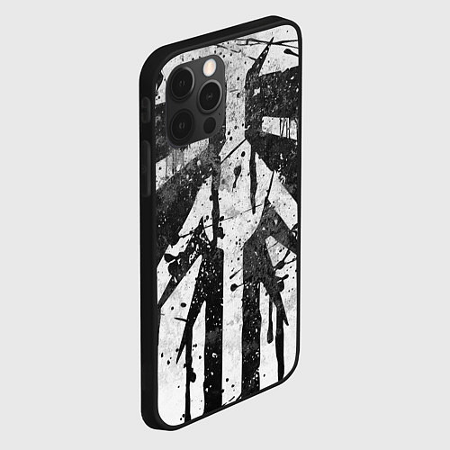 Чехол iPhone 12 Pro Max THE LAST OF US 2 / 3D-Черный – фото 2