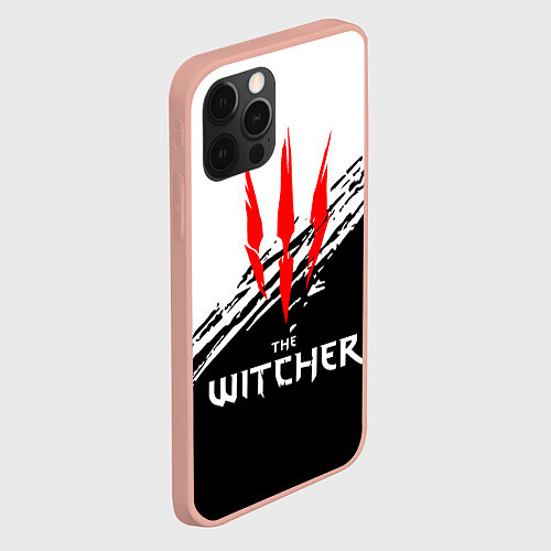 Чехол iPhone 12 Pro Max The Witcher / 3D-Светло-розовый – фото 2