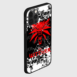 Чехол для iPhone 12 Pro Max The Witcher, цвет: 3D-черный — фото 2