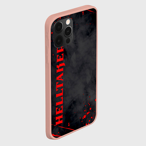 Чехол iPhone 12 Pro Max Helltaker Logo Z / 3D-Светло-розовый – фото 2
