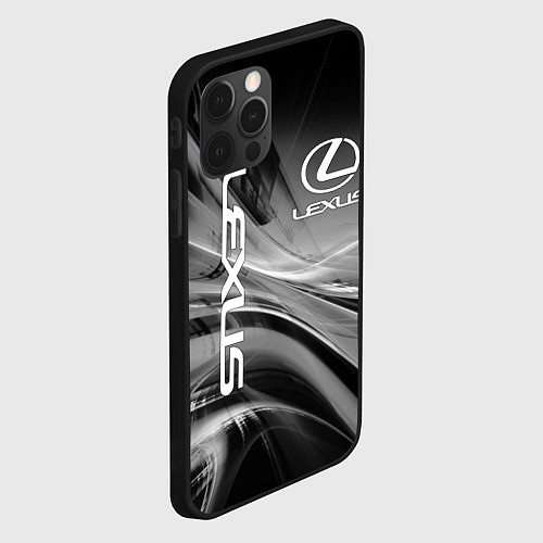 Чехол iPhone 12 Pro Max LEXUS / 3D-Черный – фото 2