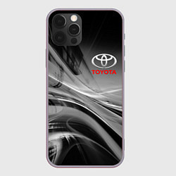 Чехол для iPhone 12 Pro Max TOYOTA, цвет: 3D-серый