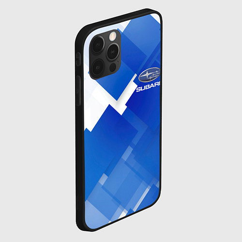 Чехол iPhone 12 Pro Max SUBARU / 3D-Черный – фото 2