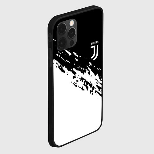 Чехол iPhone 12 Pro Max JUVENTUS / 3D-Черный – фото 2