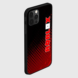 Чехол для iPhone 12 Pro Max Roblox, цвет: 3D-черный — фото 2