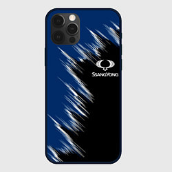 Чехол для iPhone 12 Pro Max SSANGYONG, цвет: 3D-черный
