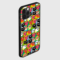 Чехол для iPhone 12 Pro Max Папуги, цвет: 3D-черный — фото 2