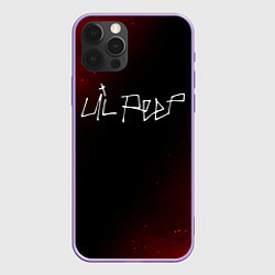 Чехол для iPhone 12 Pro Max LIL PEEP ЛИЛ ПИП, цвет: 3D-сиреневый