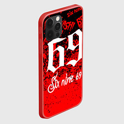 Чехол для iPhone 12 Pro Max 6ix9ine, цвет: 3D-красный — фото 2