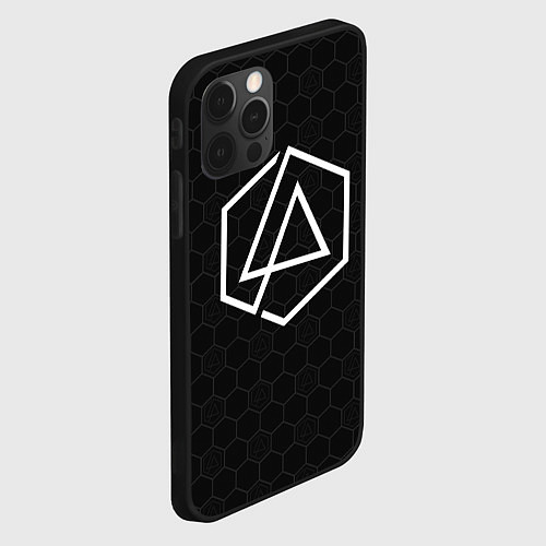 Чехол iPhone 12 Pro Max LINKIN PARK / 3D-Черный – фото 2