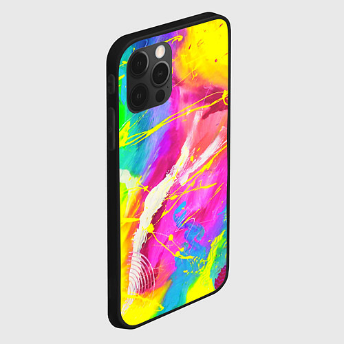 Чехол iPhone 12 Pro Max ТИ-ДАЙ / 3D-Черный – фото 2