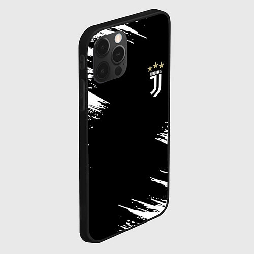 Чехол iPhone 12 Pro Max JUVENTUS / 3D-Черный – фото 2