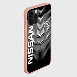 Чехол для iPhone 12 Pro Max NISSAN, цвет: 3D-светло-розовый — фото 2