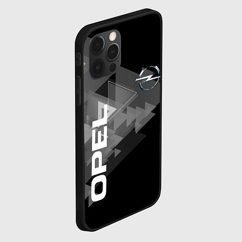 Чехол iPhone 12 Pro Max OPEL / 3D-Черный – фото 2