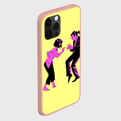 Чехол для iPhone 12 Pro Max Криминальное чтиво, цвет: 3D-светло-розовый — фото 2