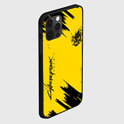 Чехол для iPhone 12 Pro Max CYBERPUNK 2077, цвет: 3D-черный — фото 2