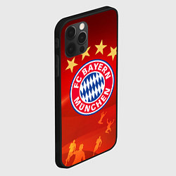 Чехол для iPhone 12 Pro Max BAYERN MUNCHEN, цвет: 3D-черный — фото 2