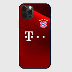 Чехол для iPhone 12 Pro Max BAYERN MUNCHEN, цвет: 3D-черный