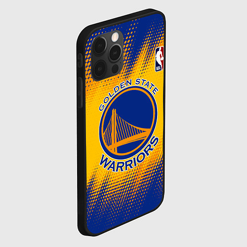 Чехол iPhone 12 Pro Max Golden State Warriors / 3D-Черный – фото 2