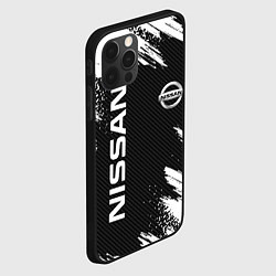 Чехол для iPhone 12 Pro Max NISSAN, цвет: 3D-черный — фото 2