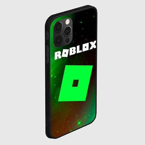 Чехол iPhone 12 Pro Max ROBLOX РОБЛОКС / 3D-Черный – фото 2