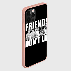 Чехол для iPhone 12 Pro Max Friends Dont Lie, цвет: 3D-светло-розовый — фото 2