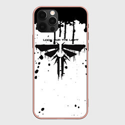 Чехол для iPhone 12 Pro Max The last of us подтеки, цвет: 3D-светло-розовый