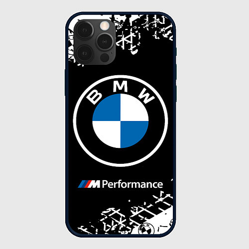 Чехол iPhone 12 Pro Max BMW БМВ / 3D-Черный – фото 1