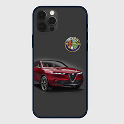 Чехол для iPhone 12 Pro Max Alfa Romeo - Italy, цвет: 3D-черный