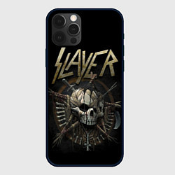 Чехол для iPhone 12 Pro Max Slayer, цвет: 3D-черный