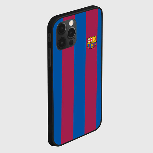Чехол iPhone 12 Pro Max FC Barcelona 2021 / 3D-Черный – фото 2