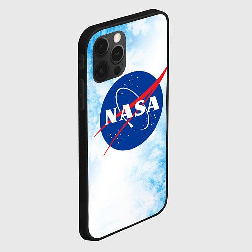 Чехол iPhone 12 Pro Max NASA НАСА / 3D-Черный – фото 2