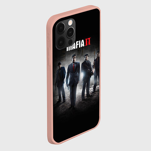 Чехол iPhone 12 Pro Max Mafia / 3D-Светло-розовый – фото 2
