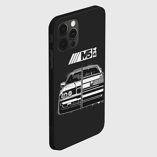 Чехол iPhone 12 Pro Max BMW / 3D-Черный – фото 2