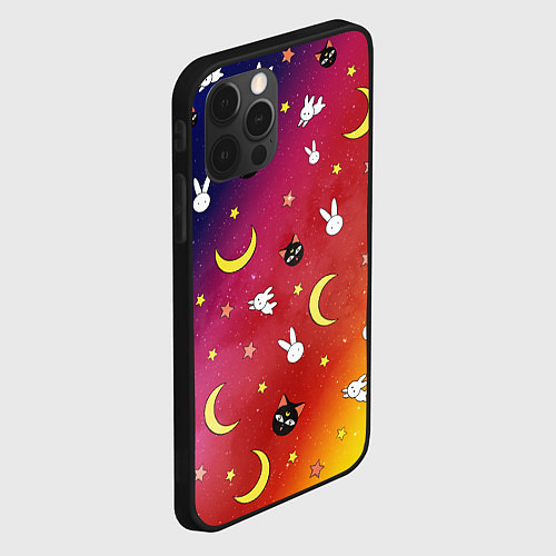 Чехол iPhone 12 Pro Max SAILOR MOON / 3D-Черный – фото 2