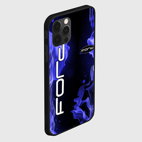 Чехол iPhone 12 Pro Max FORD / 3D-Черный – фото 2