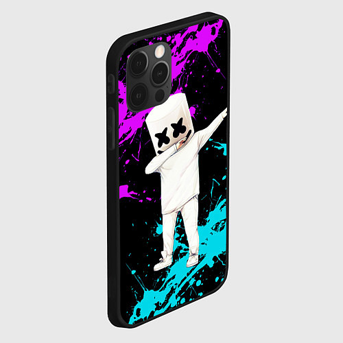 Чехол iPhone 12 Pro Max MARSHMELLO / 3D-Черный – фото 2