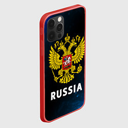 Чехол для iPhone 12 Pro Max RUSSIA РОССИЯ, цвет: 3D-красный — фото 2