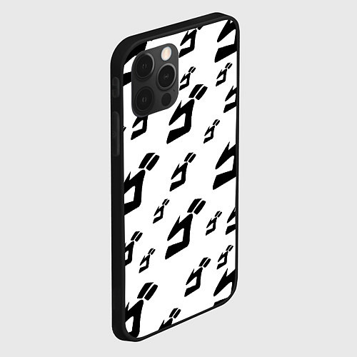 Чехол iPhone 12 Pro Max JoJo Bizarre Adventure / 3D-Черный – фото 2