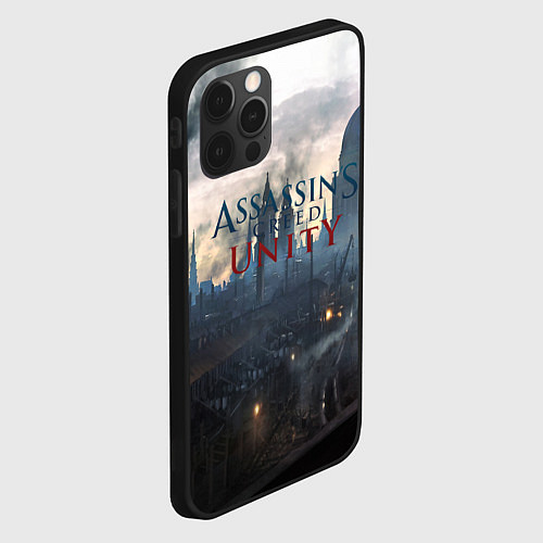 Чехол iPhone 12 Pro Max Assassin’s Creed Unity / 3D-Черный – фото 2