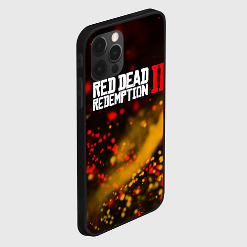 Чехол iPhone 12 Pro Max RED DEAD REDEMPTION 2 / 3D-Черный – фото 2