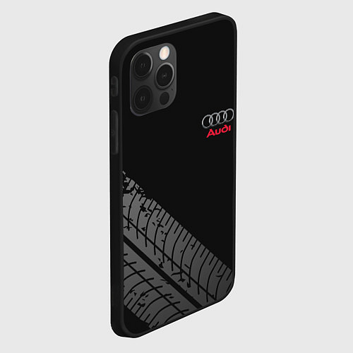 Чехол iPhone 12 Pro Max AUDI / 3D-Черный – фото 2