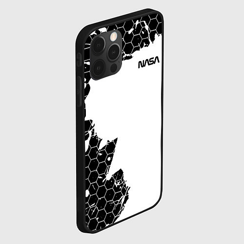 Чехол iPhone 12 Pro Max NASA / 3D-Черный – фото 2