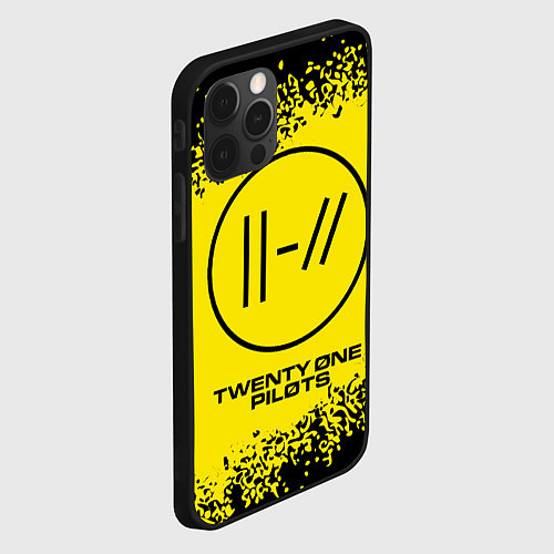 Чехол iPhone 12 Pro Max TWENTY ONE PILOTS 21 PILOTS / 3D-Черный – фото 2