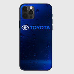 Чехол для iPhone 12 Pro Max TOYOTA ТОЙОТА, цвет: 3D-черный