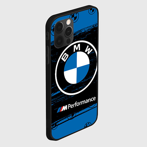 Чехол iPhone 12 Pro Max BMW БМВ / 3D-Черный – фото 2